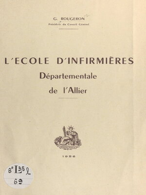 cover image of L'école d'infirmières départementale de l'Allier